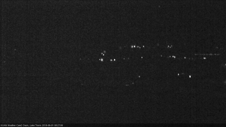 Lake Travis webcam, May 31, 2018 11:30 PM CT