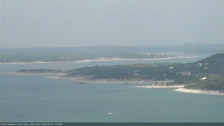Lake Travis webcam, June 1, 2018 10:20 AM CT