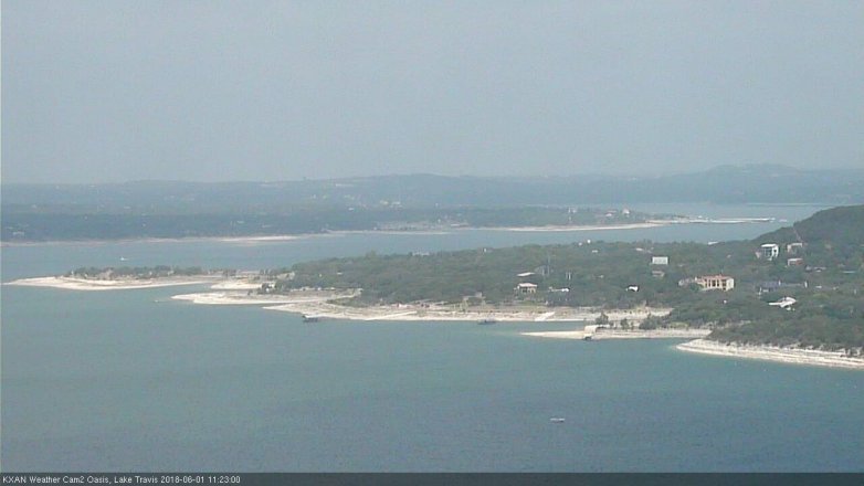 Lake Travis webcam, June 1, 2018 10:25 AM CT