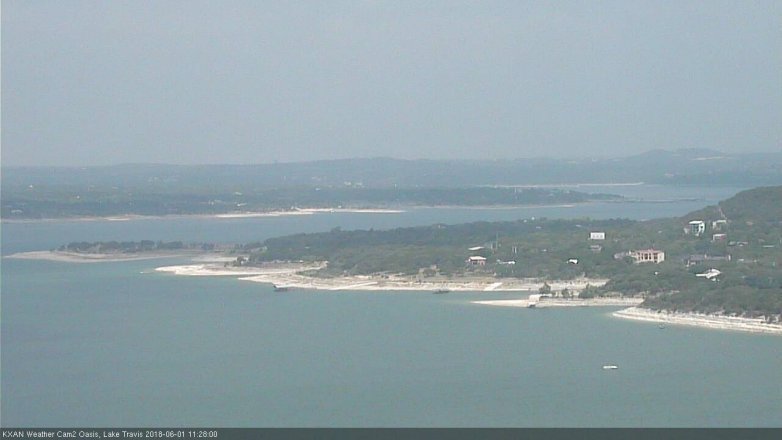 Lake Travis webcam, June 1, 2018 10:30 AM CT