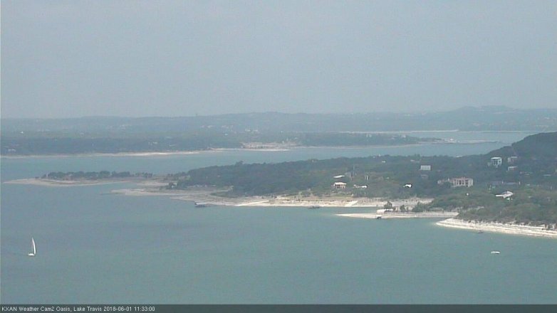 Lake Travis webcam, June 1, 2018 10:35 AM CT