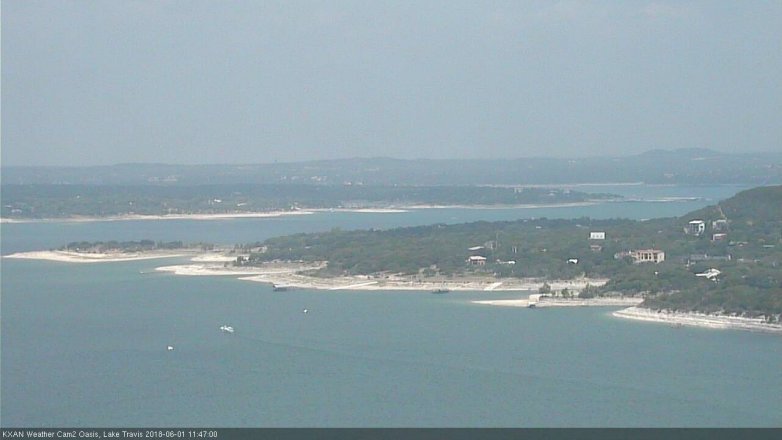 Lake Travis webcam, June 1, 2018 10:50 AM CT
