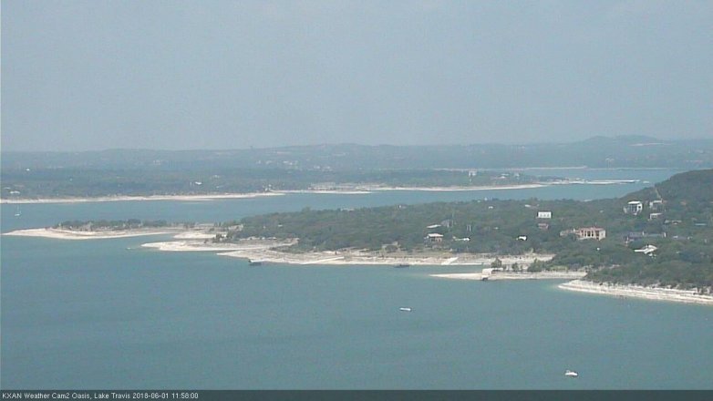 Lake Travis webcam, June 1, 2018 11:00 AM CT