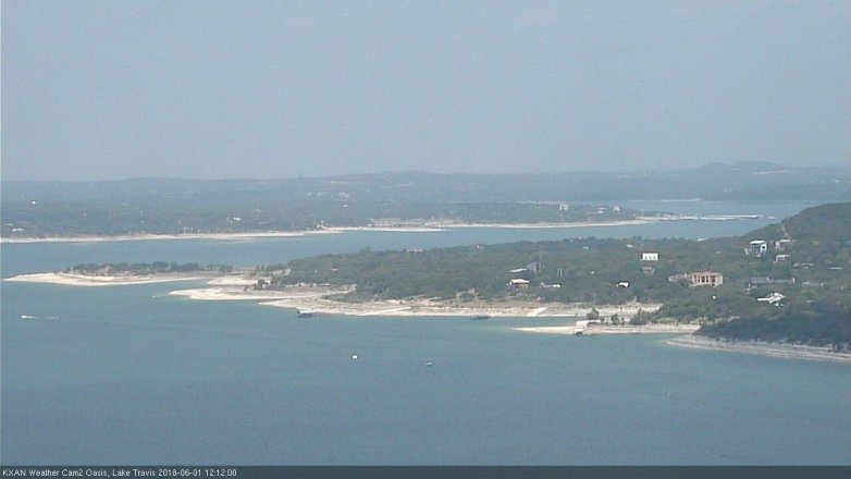 Lake Travis webcam, June 1, 2018 11:15 AM CT