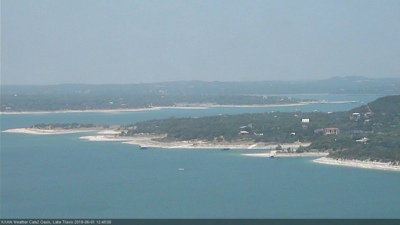 Lake Travis webcam, June 1, 2018 11:50 AM CT