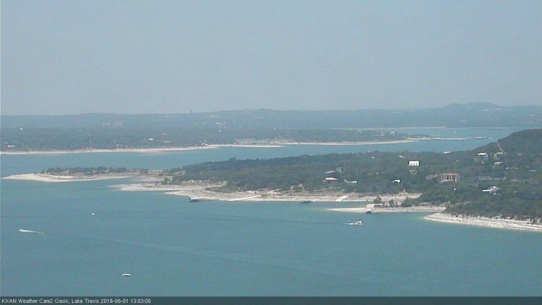 Lake Travis webcam, June 1, 2018 12:05 PM CT