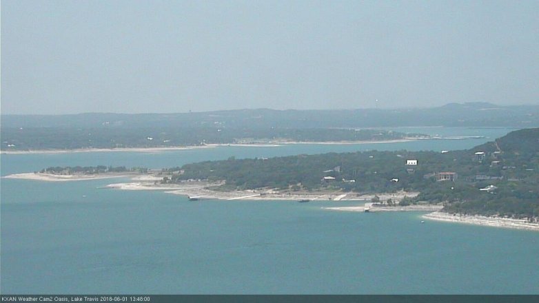 Lake Travis webcam, June 1, 2018 12:50 PM CT
