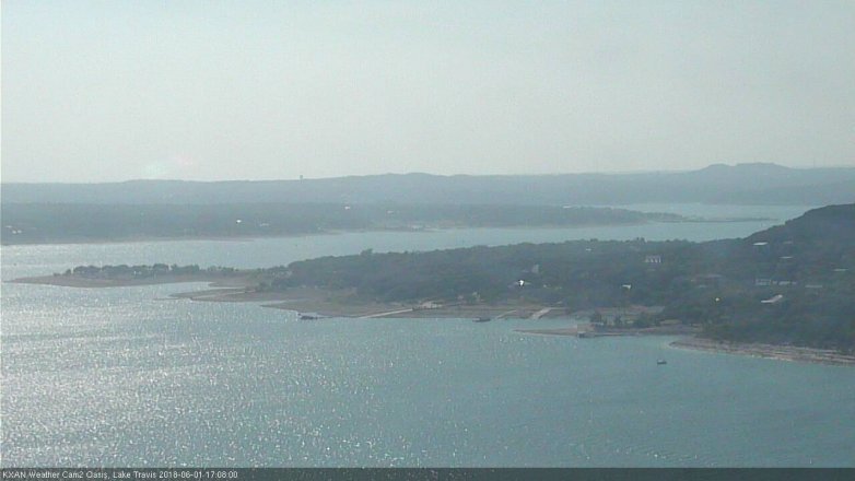 Lake Travis webcam, June 1, 2018 4:10 PM CT