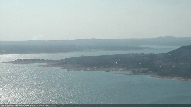Lake Travis webcam, June 1, 2018 4:20 PM CT