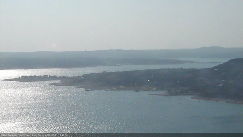 Lake Travis webcam, June 1, 2018 4:50 PM CT