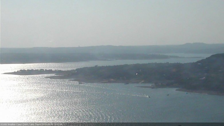 Lake Travis webcam, June 1, 2018 5:05 PM CT