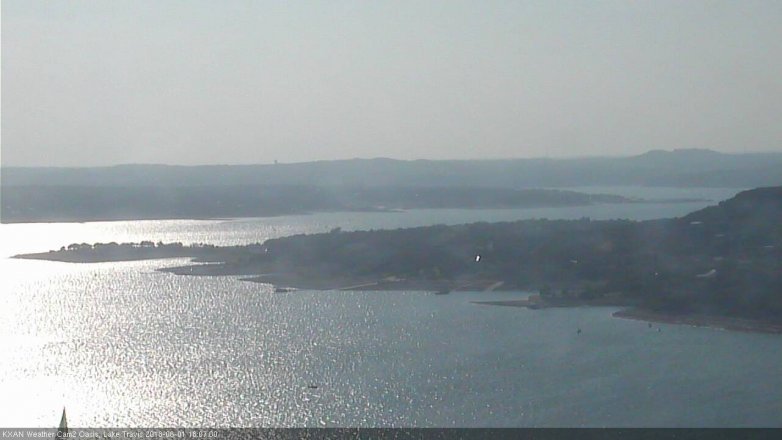 Lake Travis webcam, June 1, 2018 5:10 PM CT