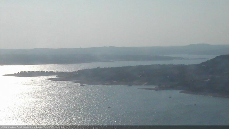 Lake Travis webcam, June 1, 2018 5:15 PM CT