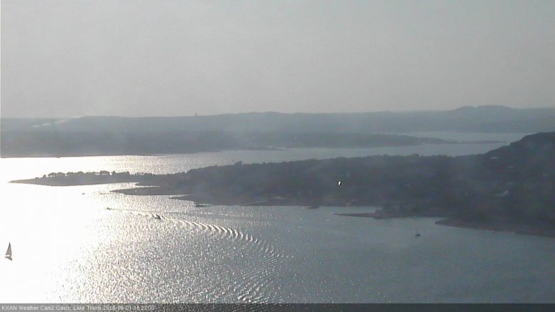 Lake Travis webcam, June 1, 2018 5:30 PM CT