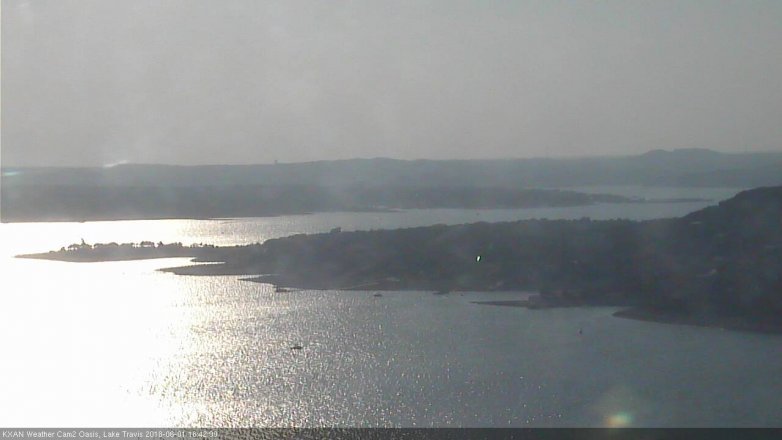 Lake Travis webcam, June 1, 2018 5:45 PM CT