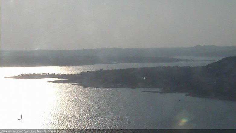 Lake Travis webcam, June 1, 2018 5:50 PM CT