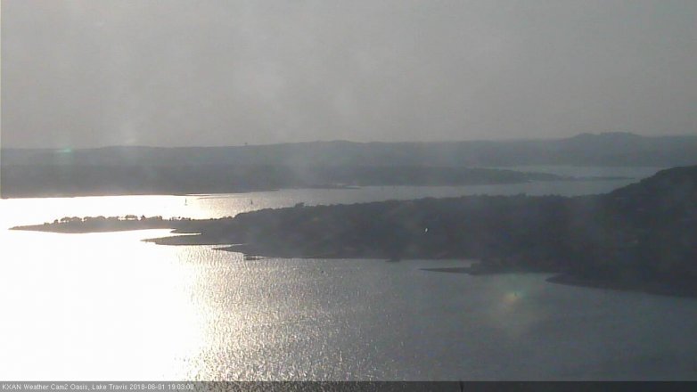 Lake Travis webcam, June 1, 2018 6:05 PM CT
