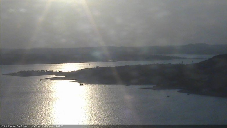 Lake Travis webcam, June 1, 2018 6:50 PM CT