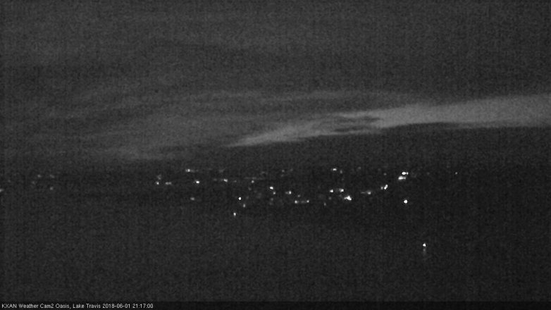 Lake Travis webcam, June 1, 2018 8:20 PM CT