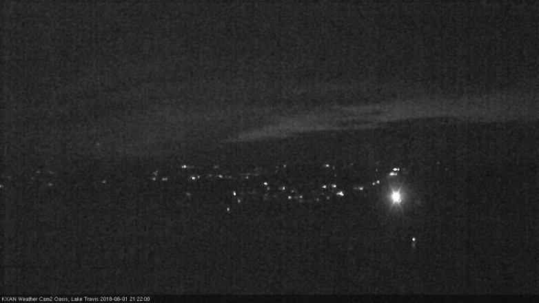 Lake Travis webcam, June 1, 2018 8:25 PM CT