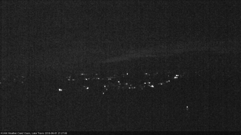 Lake Travis webcam, June 1, 2018 8:30 PM CT