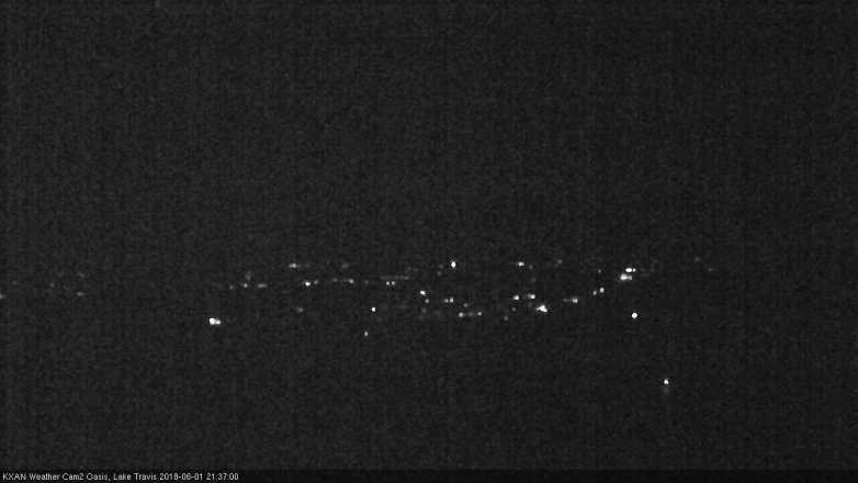 Lake Travis webcam, June 1, 2018 8:40 PM CT