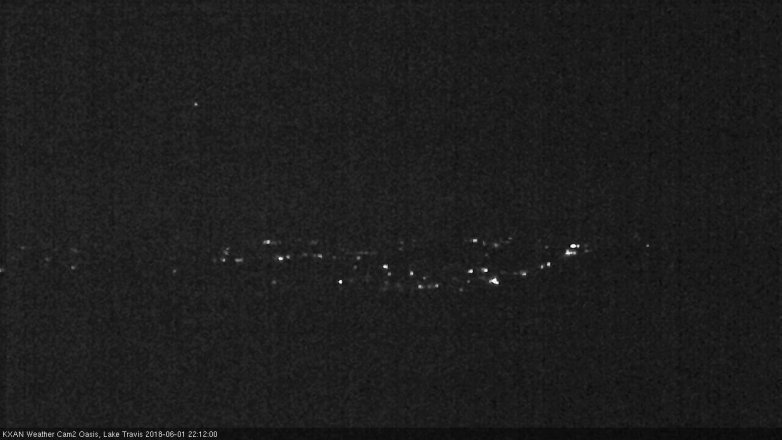 Lake Travis webcam, June 1, 2018 9:15 PM CT