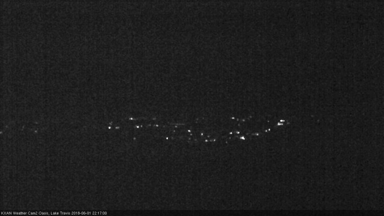 Lake Travis webcam, June 1, 2018 9:20 PM CT