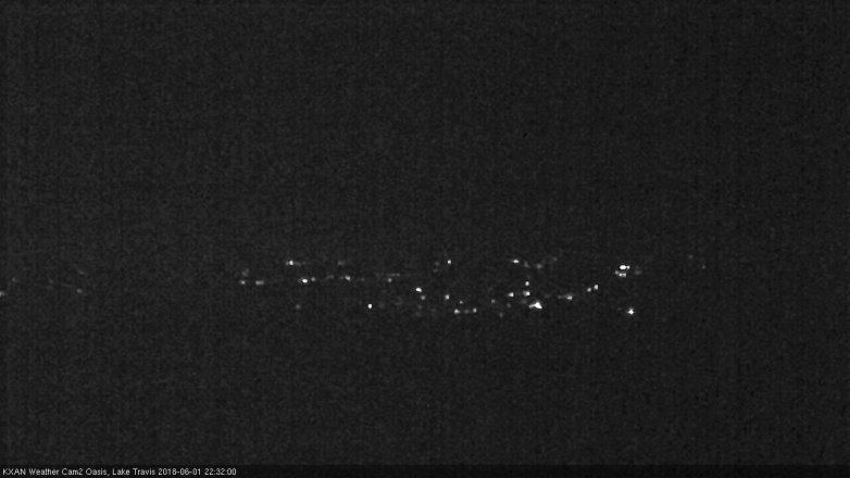 Lake Travis webcam, June 1, 2018 9:35 PM CT