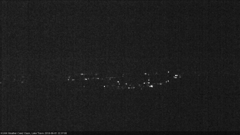 Lake Travis webcam, June 1, 2018 9:40 PM CT