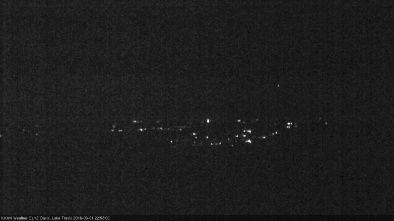 Lake Travis webcam, June 1, 2018 9:55 PM CT