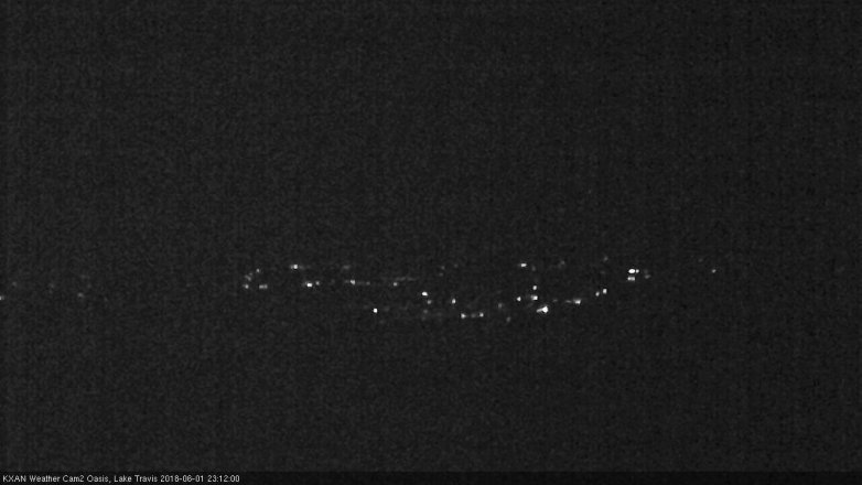 Lake Travis webcam, June 1, 2018 10:15 PM CT