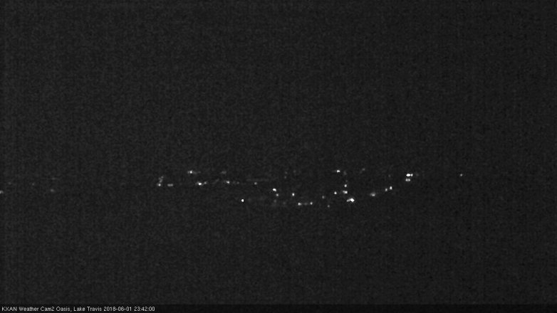 Lake Travis webcam, June 1, 2018 10:45 PM CT
