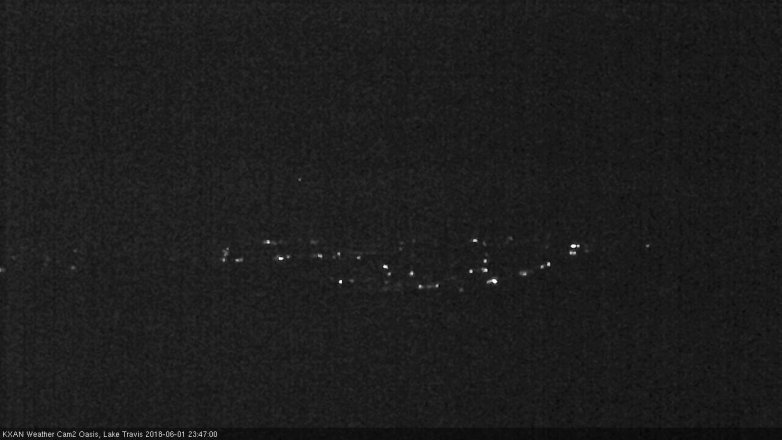 Lake Travis webcam, June 1, 2018 10:50 PM CT
