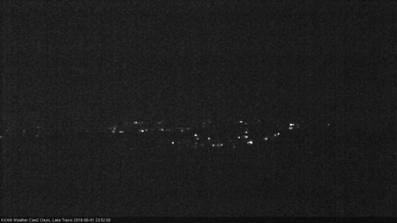 Lake Travis webcam, June 1, 2018 10:55 PM CT