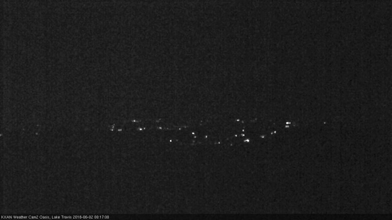 Lake Travis webcam, June 1, 2018 11:20 PM CT
