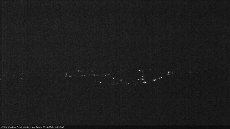 Lake Travis webcam, June 1, 2018 11:35 PM CT