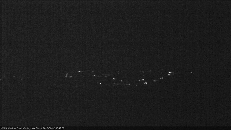 Lake Travis webcam, June 1, 2018 11:45 PM CT