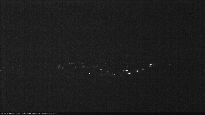 Lake Travis webcam, June 1, 2018 11:55 PM CT