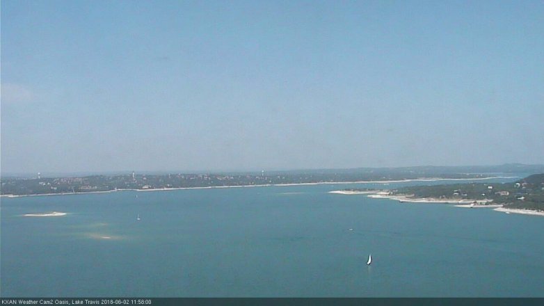 Lake Travis webcam, June 2, 2018 11:00 AM CT