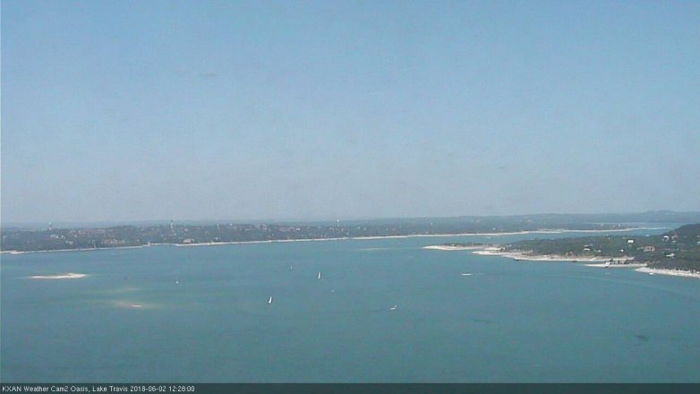 Lake Travis webcam, June 2, 2018 11:30 AM CT