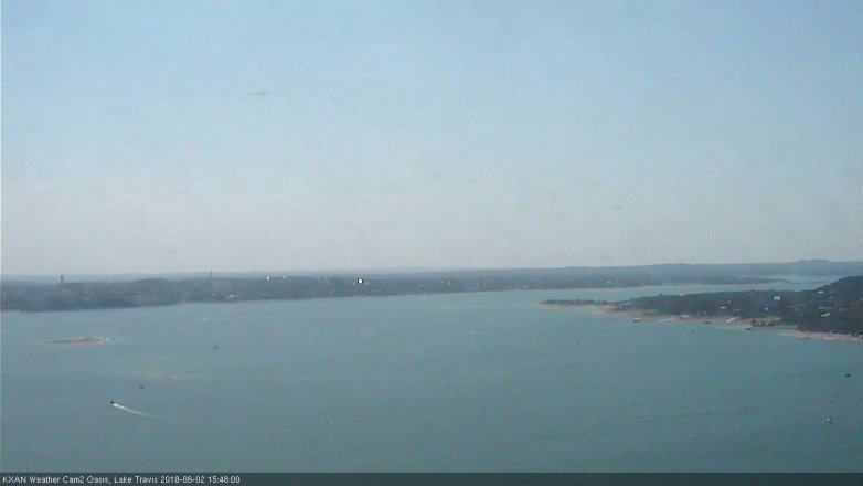 Lake Travis webcam, June 2, 2018 2:50 PM CT