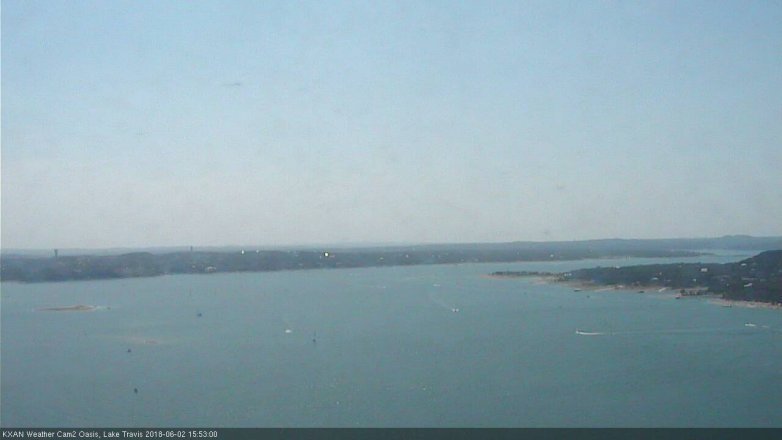 Lake Travis webcam, June 2, 2018 2:55 PM CT