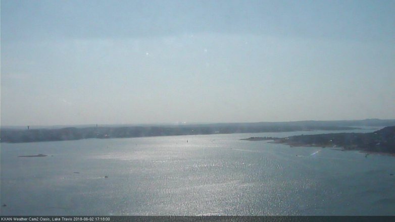 Lake Travis webcam, June 2, 2018 4:20 PM CT
