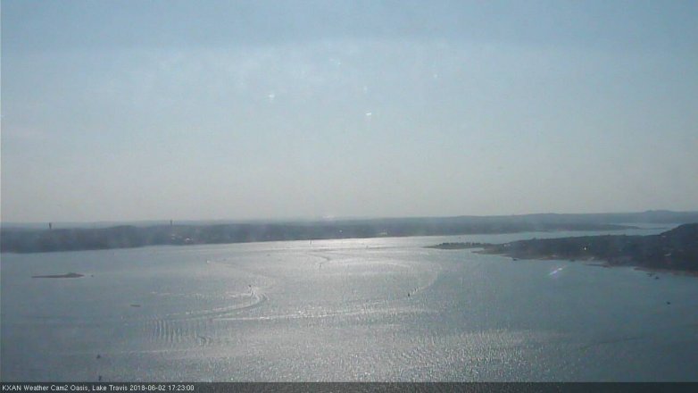 Lake Travis webcam, June 2, 2018 4:25 PM CT