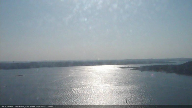Lake Travis webcam, June 2, 2018 5:00 PM CT