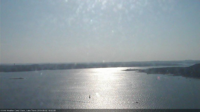 Lake Travis webcam, June 2, 2018 5:05 PM CT