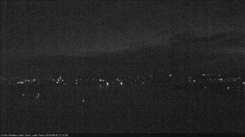 Lake Travis webcam, June 2, 2018 8:25 PM CT