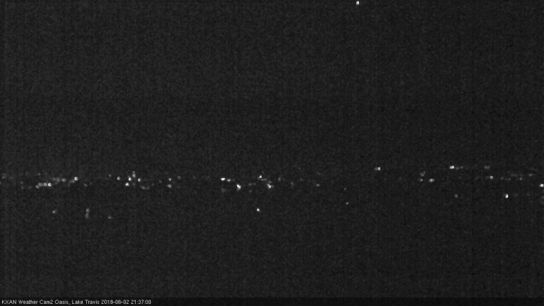 Lake Travis webcam, June 2, 2018 8:40 PM CT