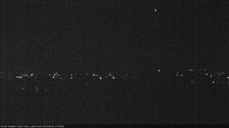 Lake Travis webcam, June 2, 2018 8:50 PM CT
